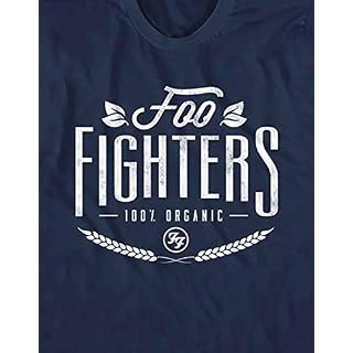 Générique Foo Fighters T Shirt 100% Organic Band Logo Nouveau Officiel Homme Navy Bleu Size XXL - Les Beatles, Paul McCartney, John Lennon, RIngo Starr, George Harrison Générique Foo Fighters T Shirt 100% Organic Band Logo Nouveau Officiel Homme Navy Bleu Size XXL – Image 3