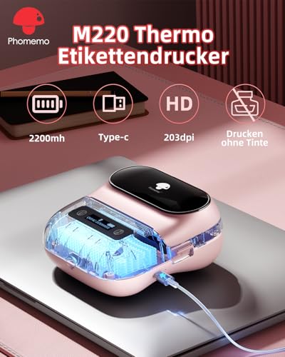Etiqueteuse thermique Phomemo M220 sans encre compatible PC et mobile pour commerce - 3