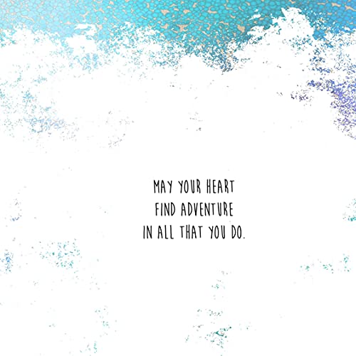 Smiling Wisdom - I Knew A Grand Adventure Was About To Happen Greeting Card And Hot Air Balloon With Dancing Pink Heart Gift Set - Women Friends - Silver Pink #TOP4