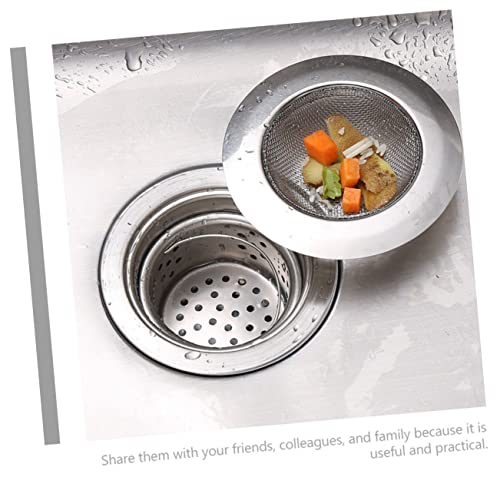 Filtro para desagüe de cocina de acero inoxidable 6 piezas miniatura 5