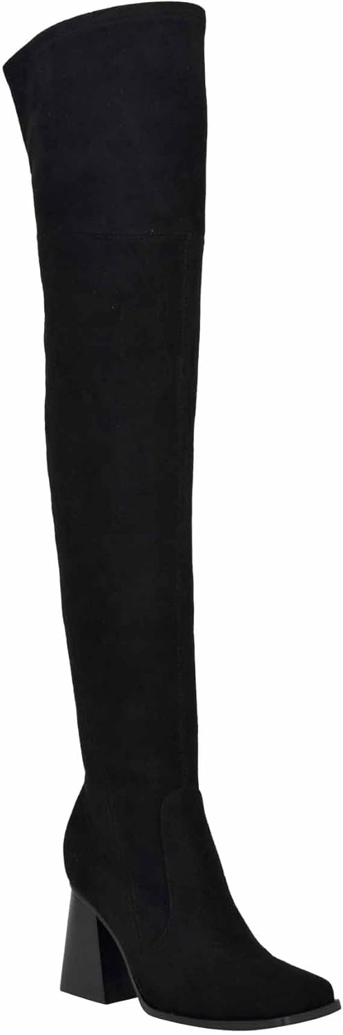 Nine West Begone, Over-the-Knee Boot Womens, Black 002, 6.5 US