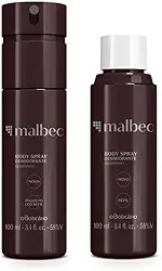 Combo Malbec Body Spray Desodorante 100ml + Refil 100ml