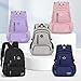 Imagen de NICECY Mochila de gran capacidad para estudiantes de secundaria Mochila de viaje para adolescentes chicos Chicas mochila ligera casual para escapadas de fin de semana