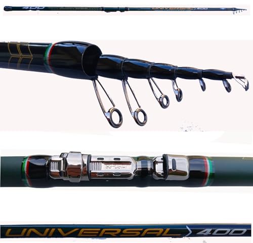 Canna Pesca Trota Lago Galleggiante Bombarda Bolognese Metri 4 Carbonio