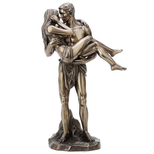Escultura Artística de Novios en Bronce Antiguo 11.37 in