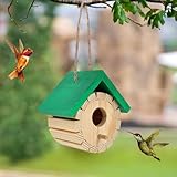 Hummingbird House, Wooden Humming Bird Houses for Humming...
