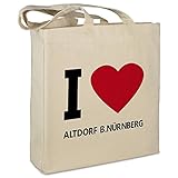 Material:100% Baumwolle Stofftasche mit Stadt/Ort \