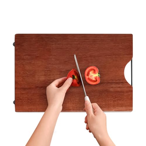 Planche à découper en bois robuste avec surface réversible de qualité supérieure - 2