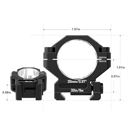 Discoveryopt 7075 Aluminum Scope Rings thumb #3