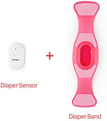 Home Smart Peeing Buckle Baby Elderly Diapers Wearable Humidity Sensor Alarm Sensor Wet Reminder (pink)