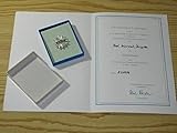  Urkunde Ehrennadel des DFD in Silber 1979 inkl. Abzeichen