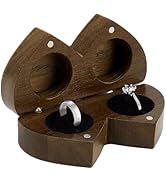 Scatoline Portanelli In Legno PandaHall - 3 Pezzi Con Velluto Nero Per Matrimoni, Fidanzamenti E Regali Speciali - Foto 3