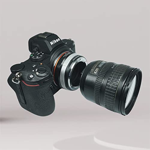 Image of PHOLSY FTZ Lens Mount Adapter for Nikkor F (G-Type) Lens to Nikon Z Mount Camera Body Compatible with Nikon Z fc, Z30, Z9, Z6 II, Z7 II, Z6, Z7, Z5, Z50, Lens Adapter with Aperture Control Ring