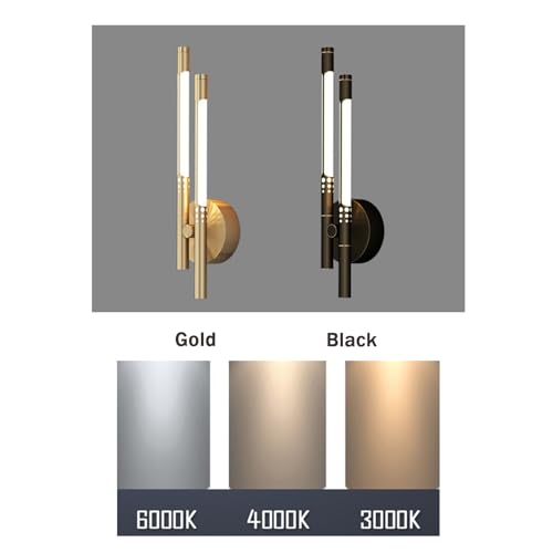 Interior LED aplique de pared 6W con luces 3000K 4000K 6000K 3