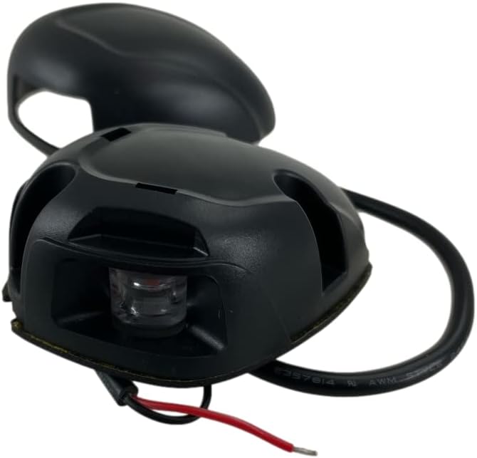 Miniatura 5 de Pactrade Marine Navegación de montaje horizontal para barco, luz verde y roja, 2 NM, IP 66 65.6 ft, 112,5 grados cada uno DC12V2W carcasa de