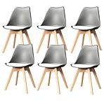 📏 Dimensions idéales : Avec une assise de 49 cm de haut, elles s’adaptent parfaitement à la plupart des tables de salle à manger.