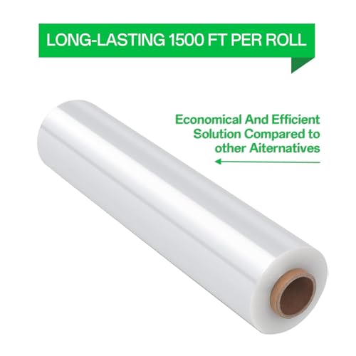 20in Stretch Wrap Roll, Heavy Duty 1500ft Shrink Wrap, Pallet Wrap 4 Pack by Elxrict - Image 3