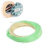 Sprinton Maximumcatch Spey/Switch Schwimmende Fliegenschnur WF3/4/5/6/7/8/9/10/11F, 27,5-30,5m lang, mit 2 Schlaufen Spezielles Design für Fliegenfischen Schnur (Real Switch, WF7/8F)
