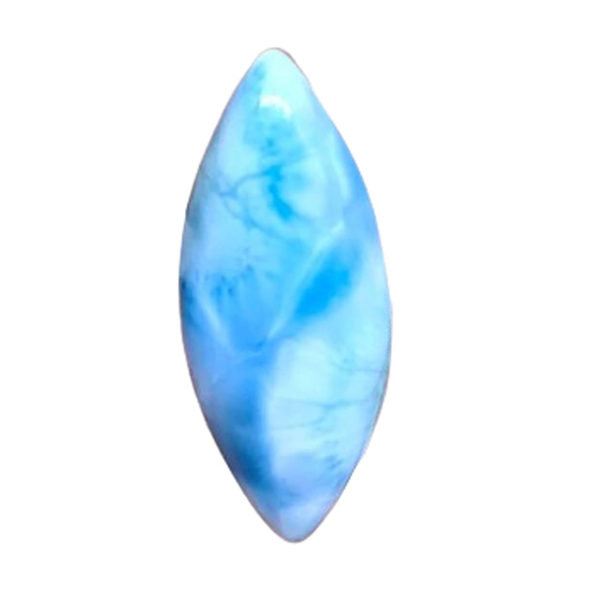 Pierre fine de Larimar marquise véritable 46mm pour pendentif - 6