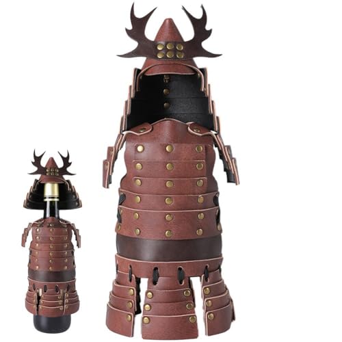 Funda medieval para botella de vino: alegra tus cenas aburridas con cuero 8