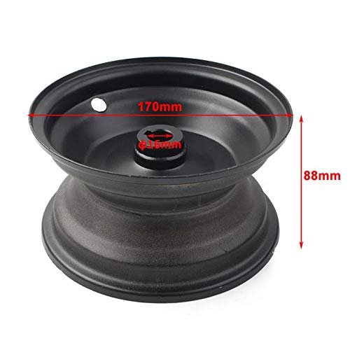 Three T 88mm Moyeu de jante de roue arrière de moto pour la plupart 6" 145/70-6 pouces (3 trous) GO Kart Offroad Dirt Pit Bike