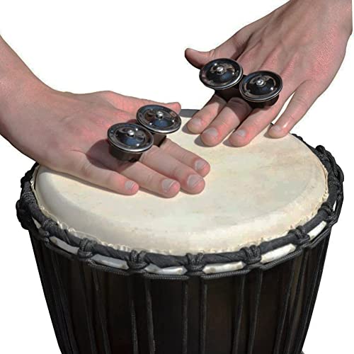 Colorist 2Pcs Cajon Box Drum Jingle Tambourine Percussion Instruments Accessory Hand Foot Tambourine #TOP1