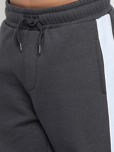 Image of Li'l Tomatoes Boys Fleece Winter Tracksuit Set | Full Sleeve Sweatshirt & Track Pant | Soft & Warm | 7-16 Years