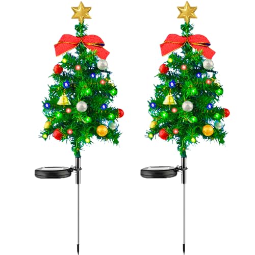 Lumières de Piquet de Jardin d'arbre de Noël Solaire IP65