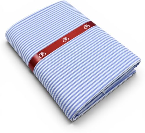 Image of JHABAK'S Unstitched Cotton Blend Strip Shirt Fabric