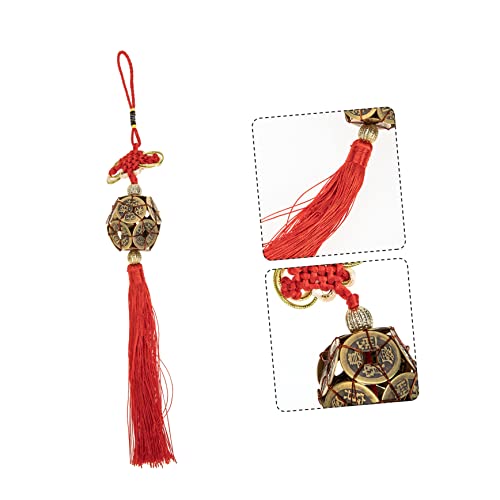 OUNONA Pendurador para carro de moedas de cobre Ten Emperors pingente festival da primavera moeda fe