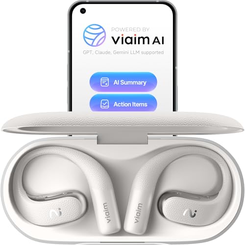 viaim OpenNote Professional AI Note Taker Earbuds, MFi...
