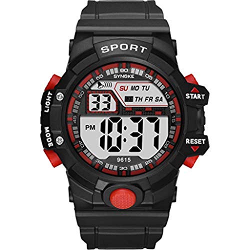 Preisvergleich Produktbild TTLOVE Uhren Mode Elektronische Outdoor-Sportarten Multifunktions-Uhrenarmband-Anzeigezeit, Stoppuhr, Hintergrundbeleuchtung, Anzeige des Datums, Der Woche, Timing-Wecker, Wasserdicht