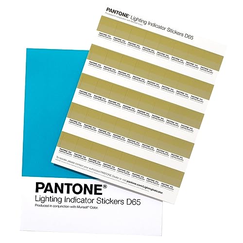 Gli adesivi PANTONE LIGHTING INDICATOR vi dicono a colpo d'occhio se le condizioni di luce ambientali vi danno una lettura visiva accurata del colore.