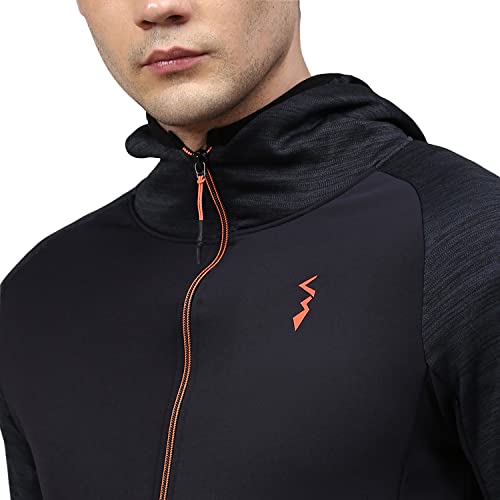 Image of CAHOOT Men Solid Full Sleeve Black Stylish Sports Jacket