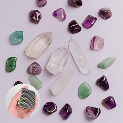 UKCOCO 4Pcs Almofada de MÃ£o de Diamante Bloco de Lixar Ã  MÃ£o Almofadas de Polimento Almofada de M