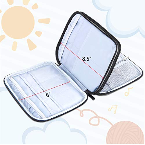 image for Luxja Knitting Needles Case(up to 8 Inches), Travel Organizer Storage 