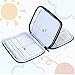 LUXJA Knitting Needles Case(up to 8 Inches), Travel Organizer Storage Bag for Circular Needles, 8 Inches Knitting Needles and Other Accessories(NO Accessories Included), Gray