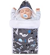 Baby Sleep Sack, Elstey Adjustable Swaddle Blanket for 0-3-6 Months Boy Girl, Newborn Nursery Rec...