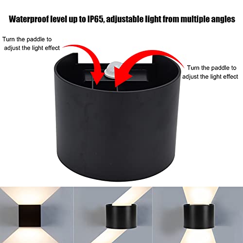 Cryfokt Lámpara de Pared con Sensor de Cuerpo Humano e Iluminación Impermeable IP65 5
