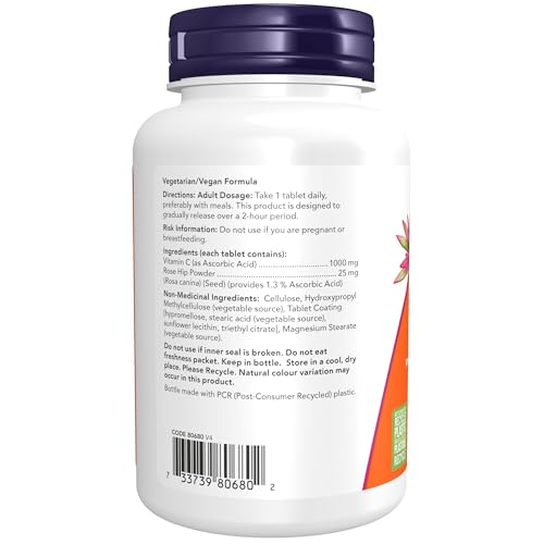 Image of Now C-1000 Sustained release (citrus free) 100tab