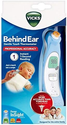 Vicks V980 Behind Ear Thermometer With Fever InSight (pack of 2)