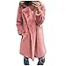 Kunstpelz Mantel Damen Lang Winter Faux-Pelz Revers Jacke Parka Flauschige Outwear Winter Warm Lang Teddy Cardigan Oversize PlüSchjacke Winter Outwear Pelzjacke Pelzmantel Winterjacke Große Größen