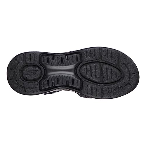 Skechers Go Walk Arch Fit Mesh Quarter Strap Black 9 B (M) #TOP4