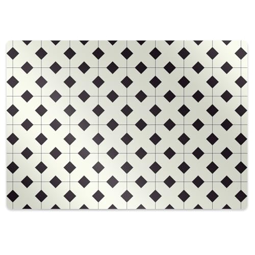 Tapis protège-sol PVC imperméable 120x90 rectangulaire résistant maison