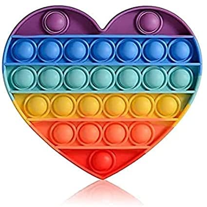 Image of LITTLEMORE Pop it Set (Pack of 3) Jumbo Unicorn Pop it Fidget Toy, Kids Toys, Pop Bubble Fidget Toys Big Size �136 Bubbles - (Multicolor) (As per Availability) (Big Unicorn)