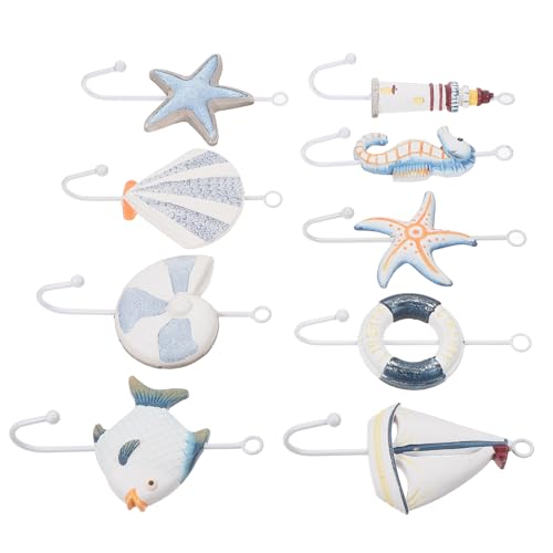 Crochets style océan multifonctions pour cintres de salles de bain - 2