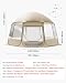 VEVOR Pop-up-Bubble-Zelt, 458 x 432 x 230 cm, transparentes Campingzelt, Garten-Kuppel-Iglu-Zelt mit Fenstern, Sportzelt, 540°-Panoramablick, für 12–15 Personen, Terrasse, Hinterhof