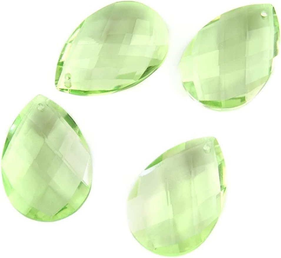 Prisms & Kaleidoscopes 38mm/50mm Tear Drop Crystal Prism Pendant Science Classroom Optics Kits (Size : 50mm 50pcs)