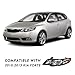 TUSDAR Headlight Assembly Replacement Fit for 2010 2011 2012 2013 Kia Forte Headlamp Passenger and Driver Side Headlamps