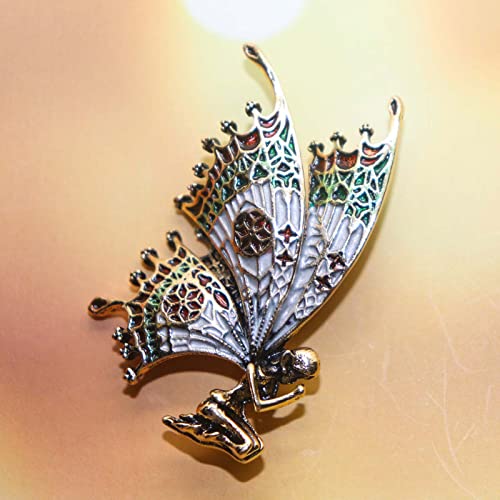 Hetica Butterfly Angels Pins Women Animal Pin Safety Brooch Butterfly Pins, Enamel Pins For Clothing Backpack Hat Decoration, Mother's Day Valentine's Day Anniversary Birthday Gifts For Women #TOP7